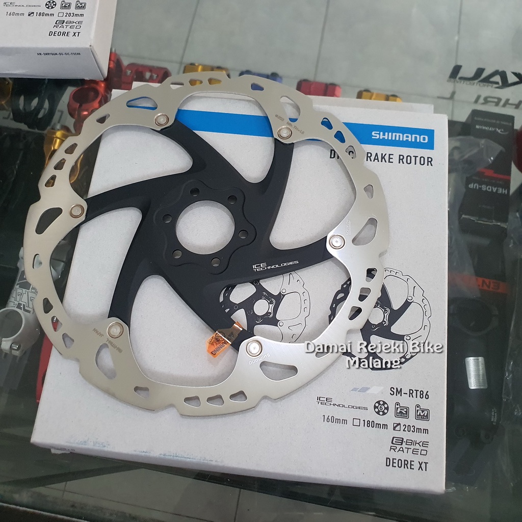 Jual Rotor piringan cakram Shimano XT RT86 ice tech 6bolt