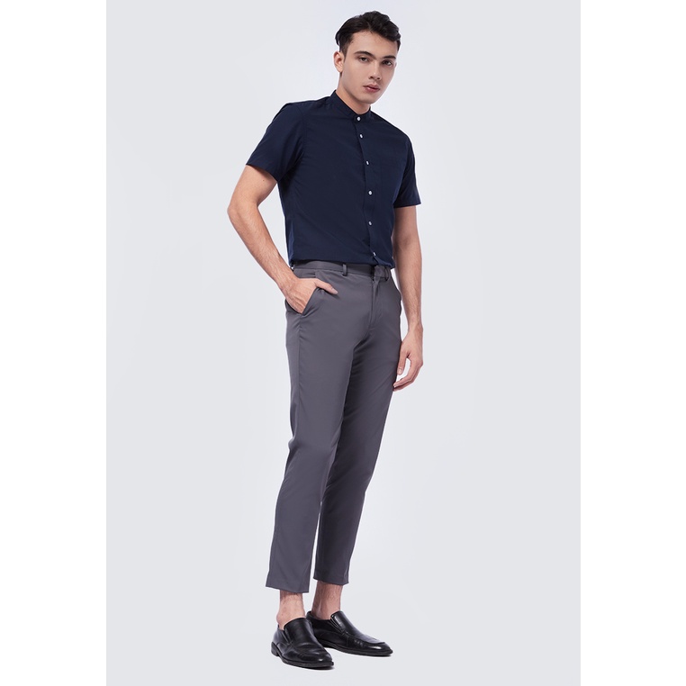 Jual Executive 4Way Stretch Dress Up Pants Grey Shopee Indonesia