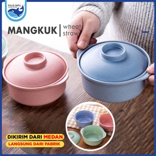 Jual Paus Biru Mangkok Jerami In Mangkok Tutup White Grass Bowl