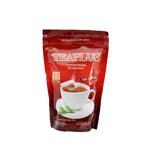 Jual TEAPLUS TEH CELUP MANIS ISI 10 PCS X 16 GR | Shopee Indonesia