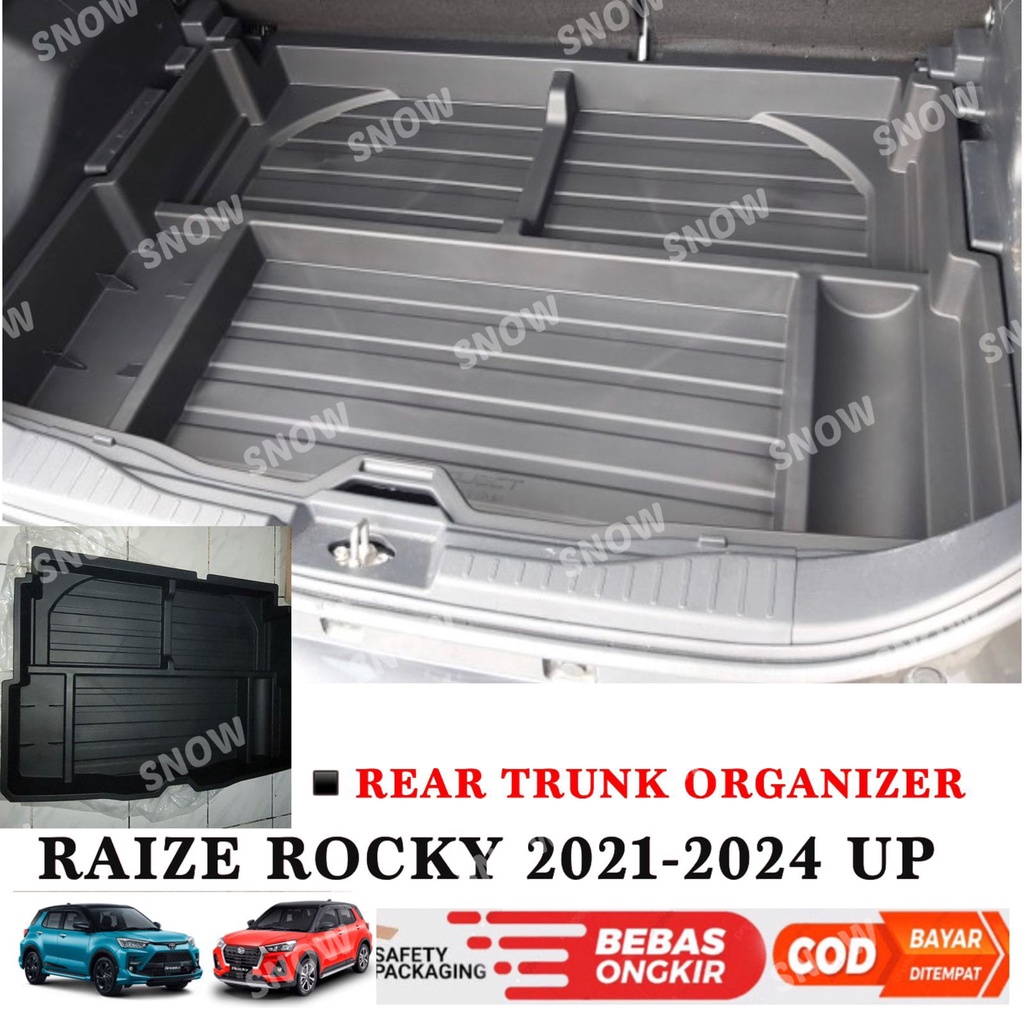 Jual Rear Trunk Organizer Box Bagasi Belakang Raize Rocky 2021 2023