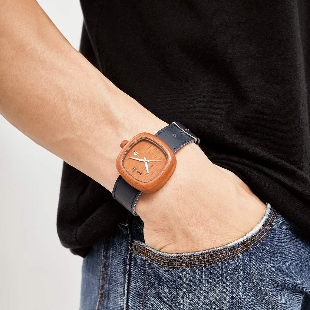 Jual Maja Watch Jam Tangan Kayu - Bajo Series Navy | Shopee Indonesia