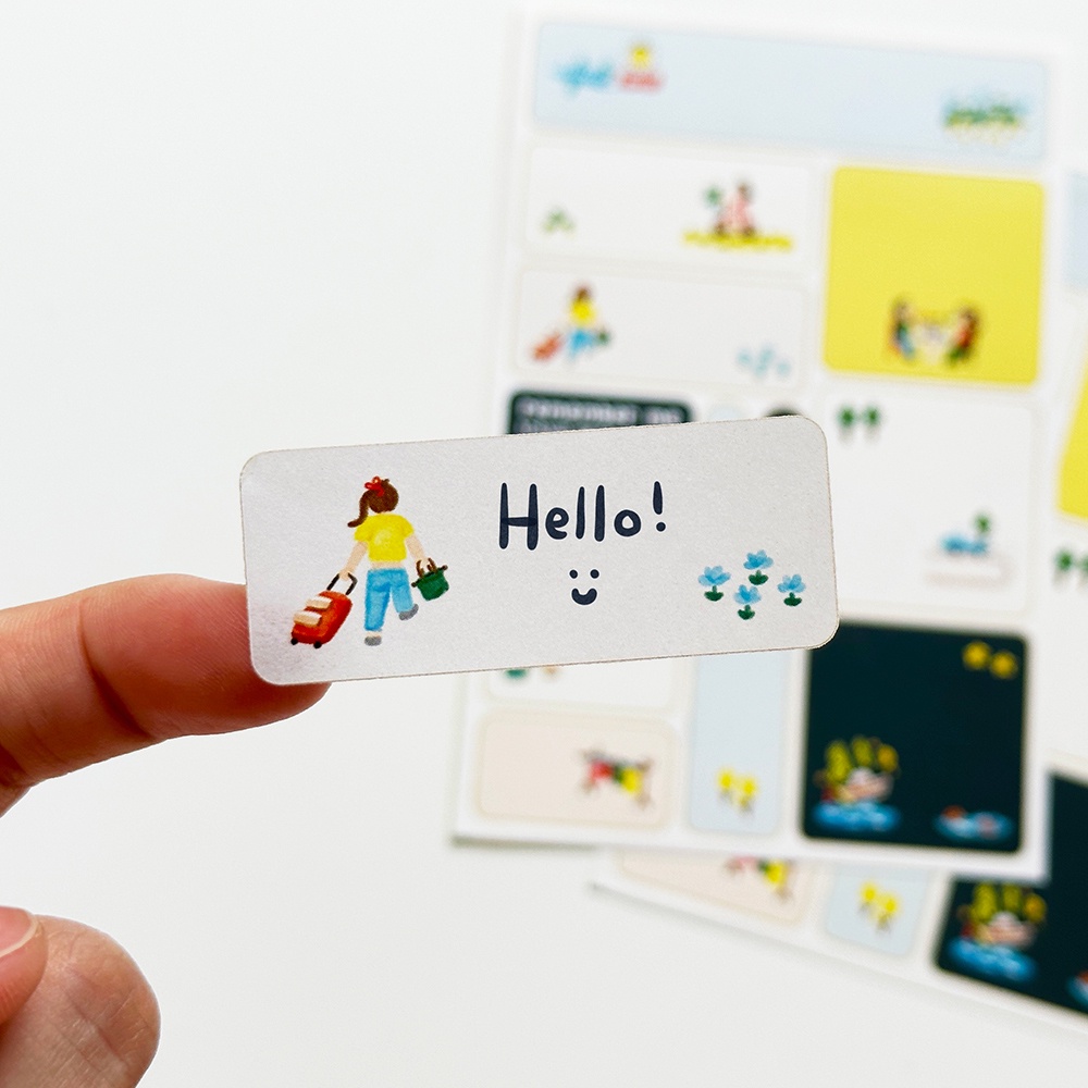 Jual Stiker Peekmybook Remember Me Travel Deco / Writable Note Memo ...