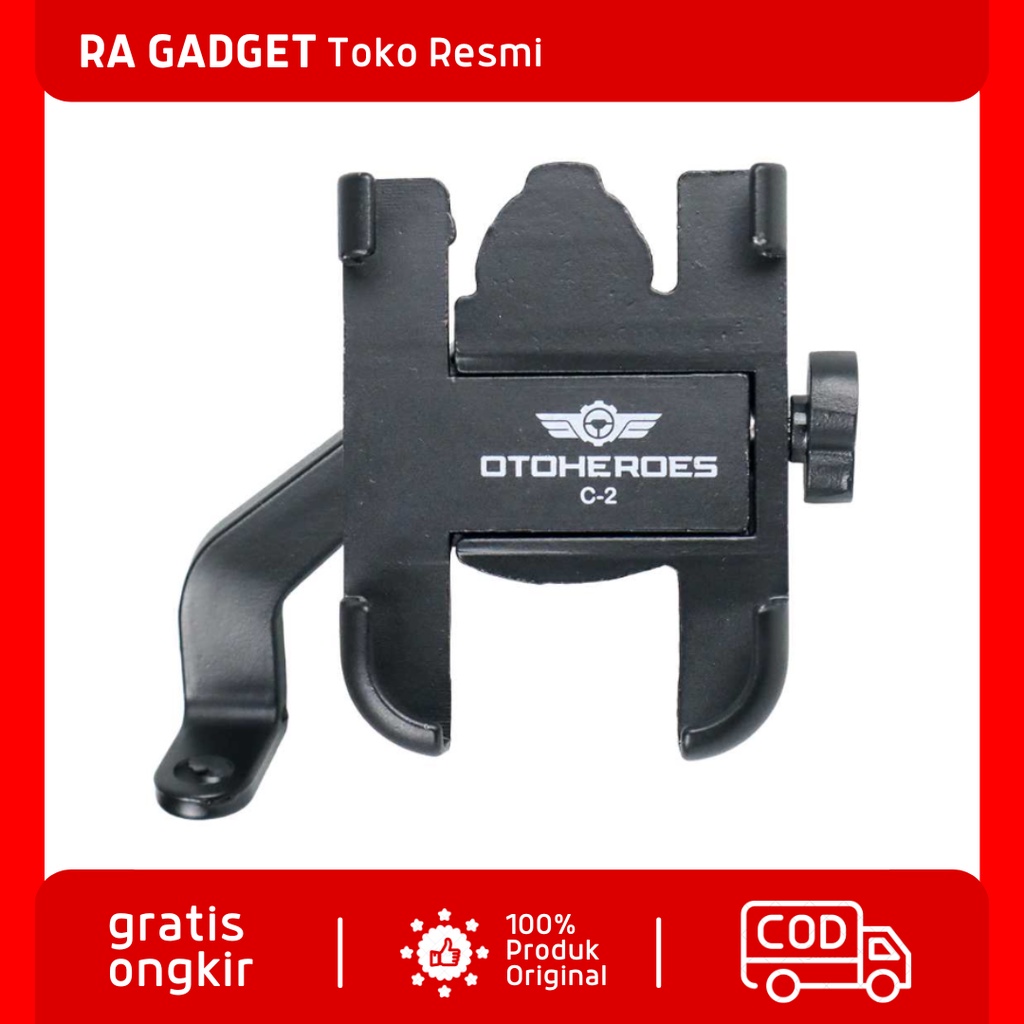 Jual Holder Motor Smartphone Full Metal Body WaterProof / Holder Hp ...