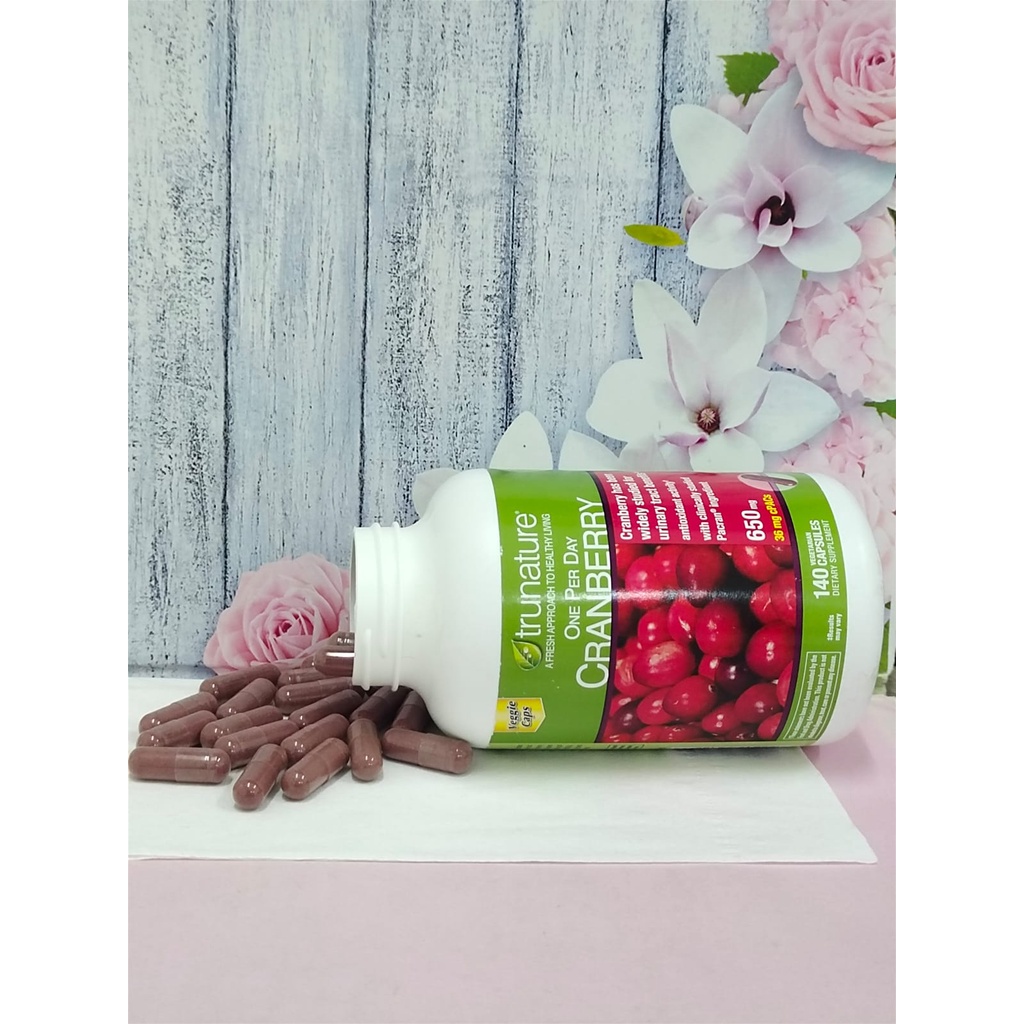 Jual Trunature Cranberry 650mg Isi 30 Capsules ECERAN Shopee Indonesia