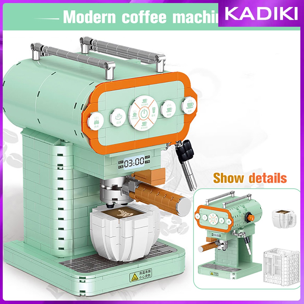 Jual Brick Espresso Coffee Machine Lego Mesin Kopi Pajangan Diecast ...