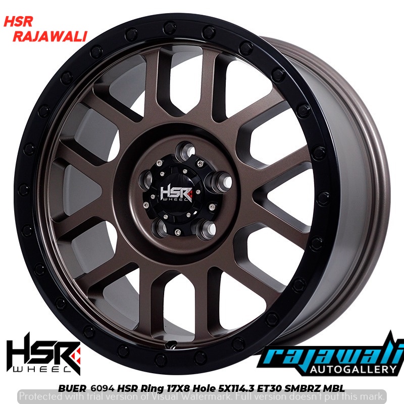 Jual VELG MOBIL OFFROAD RING 17 TIPE BUER HSR UNTUK XL7 RUSH TERIOS ...