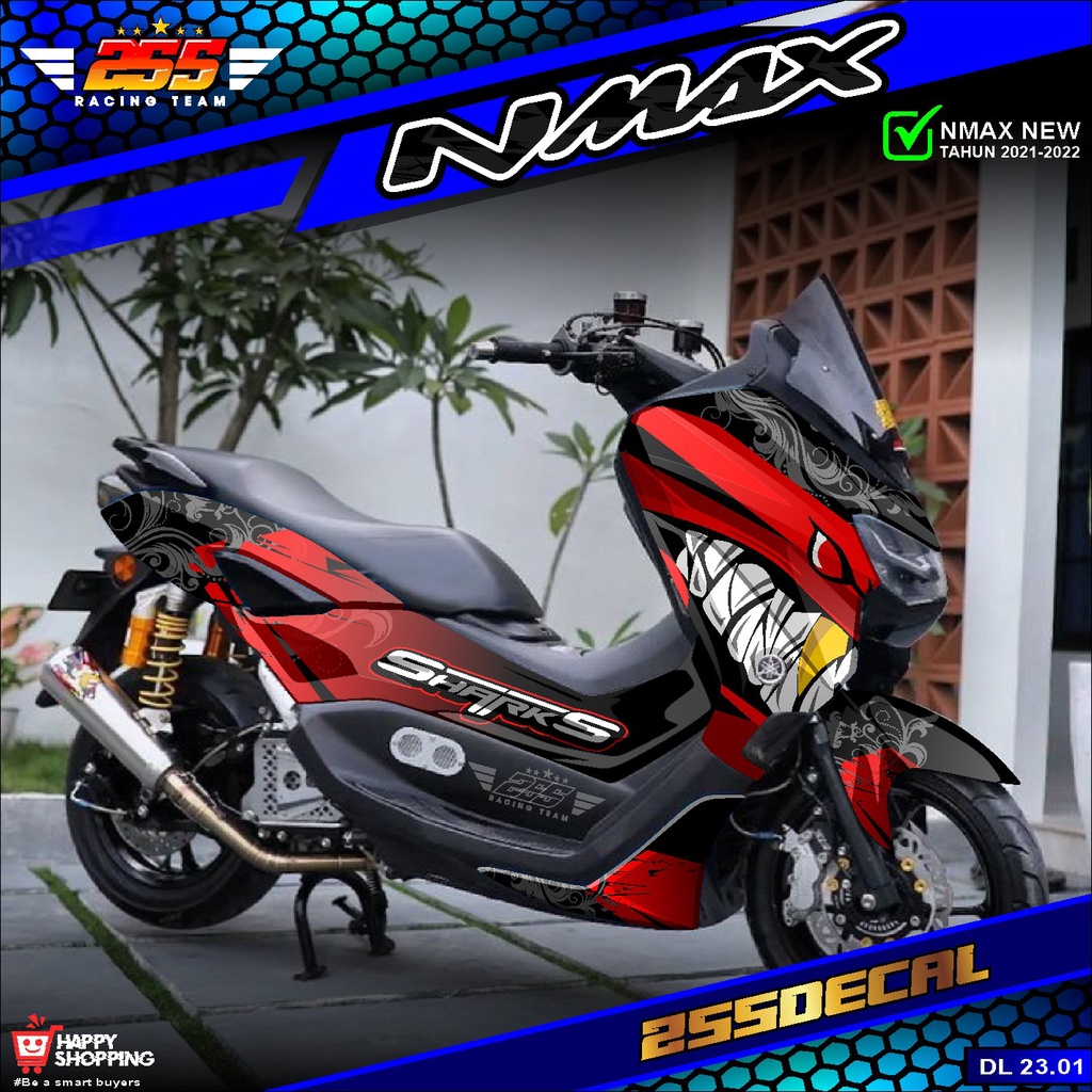 Jual (COD) Stiker Decal NMAX NEW 2020 2021 2022 Full body Fullblok ...