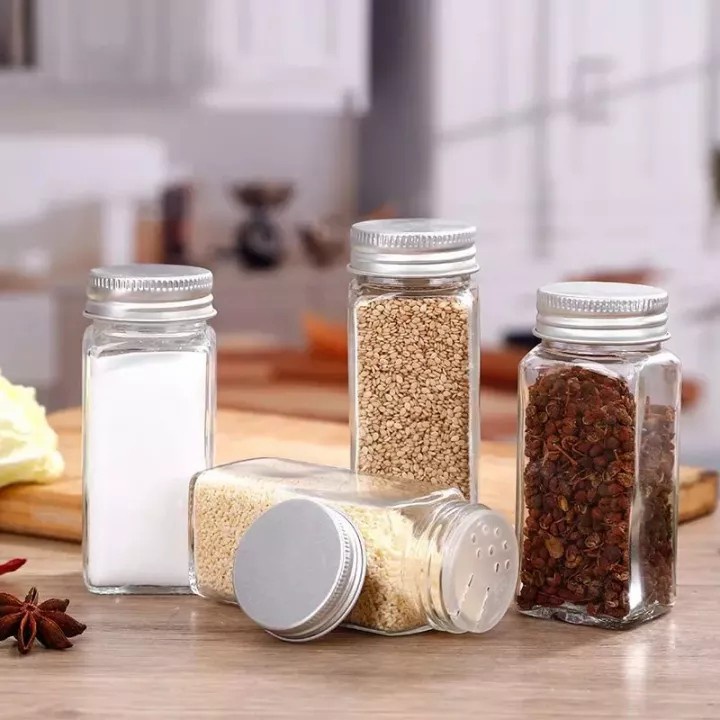 Jual Seasoning Spices Jar / Tempat Bumbu Botol Kaca Garam Merica Lada ...