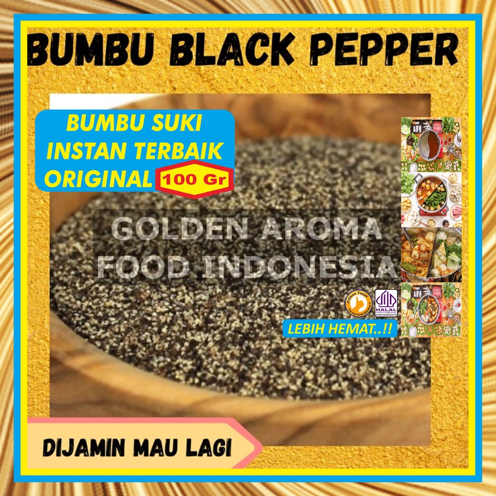 Jual Bumbu Shabu Instan Black Pepper 100gr Hotpot Sample Rasa Black