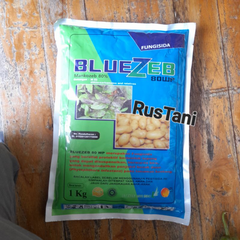 Jual Fungisida BLUEZEB 80WP 1Kg Bahan aktif : Mancozeb 80% | Shopee ...