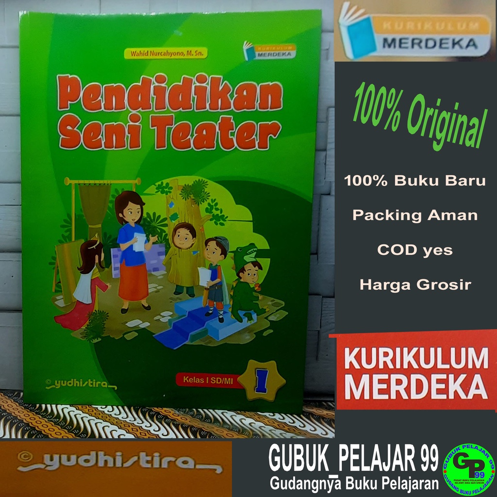 Jual Buku Siswa PENDIDIKAN SENI TEATER Kelas 1 Untuk SD/MI KURIKULUM