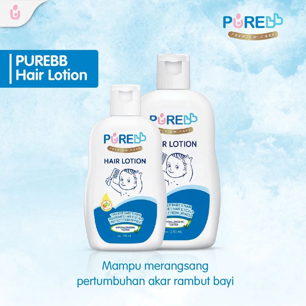 Jual [BPOM] - Pure BB Hair Lotion Losion Rambut Bayi - 230ml PureBaby ...