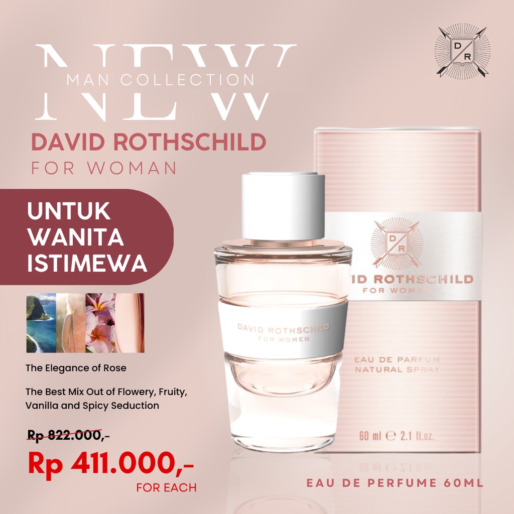 Jual DAVID ROTHSCHILD Perfume for Woman Import Made in Germany 100% ...