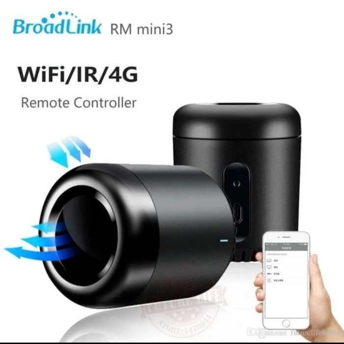 Jual Broadlink RM Mini 3 Black Smart Home WiFi Universal IR Remote ...