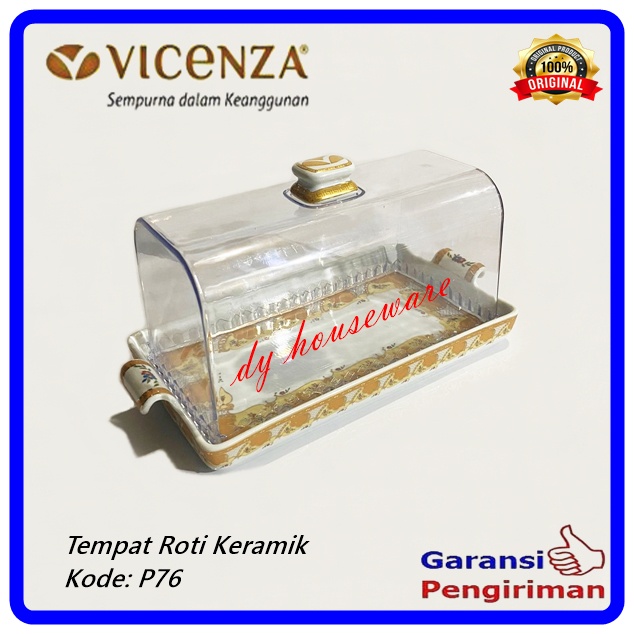 Jual Tempat Roti Tempat Kue Vicenza Keramik Square Cake Plate Vicenza P ...