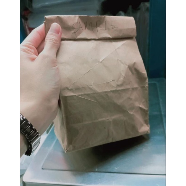 Jual Kantong Kertas Coklat Kantong Fried Chiken Paper Bag Kertas Roti Coklat Kemasan Kertas