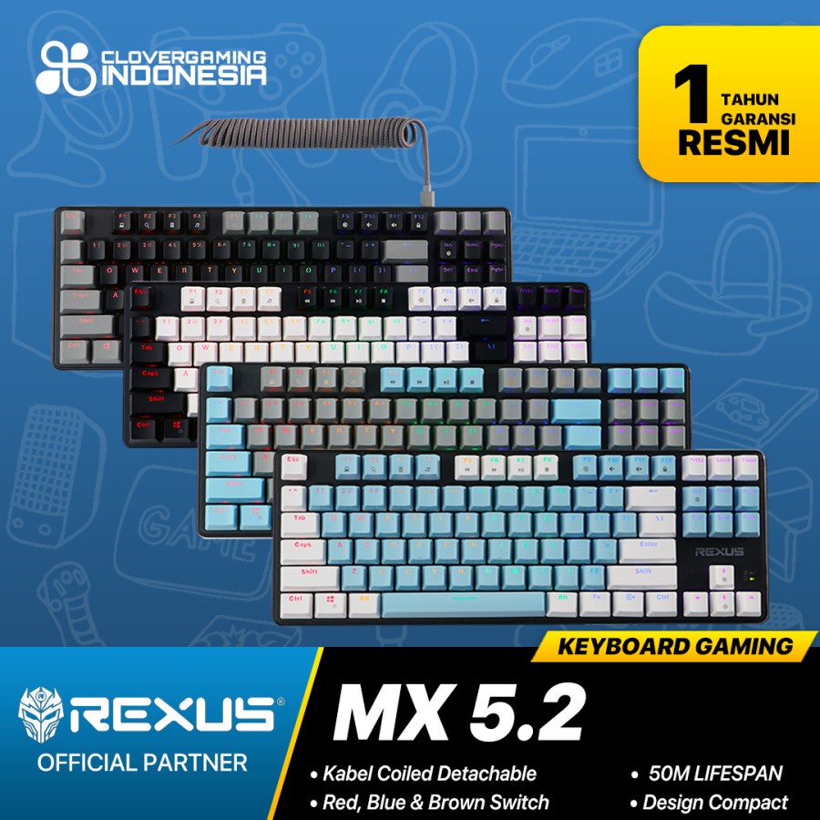 Jual Rexus Legionare MX5.2 - Gaming Keyboard - | Shopee Indonesia