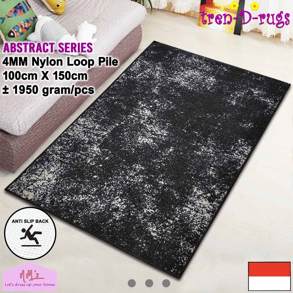 Jual Tren-D-rugs Karpet sweden motif abstrak distress brushed permadani ...