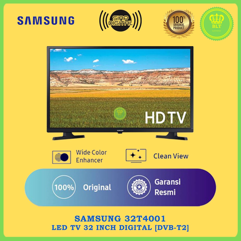 Jual SAMSUNG 32T4001 LED TV 32 Inch HD Digital DVBT2 T4001 Dolby USB
