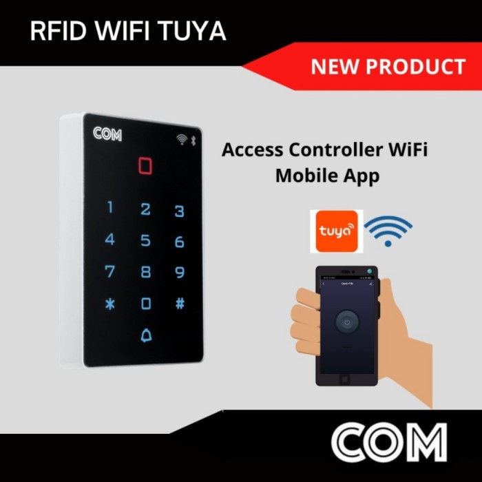 Jual Acd Rfid Wifi Touch Screen Standalone Access Controller With Tuya ...