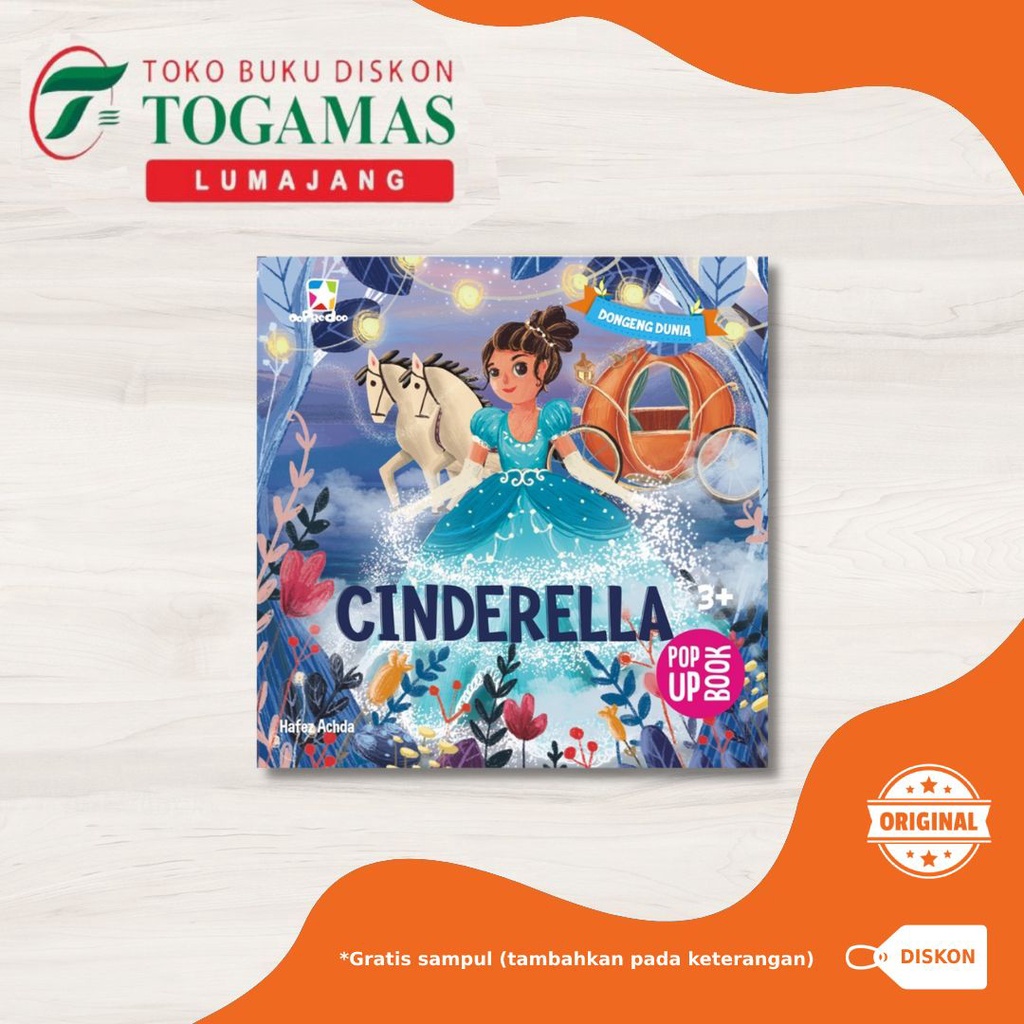 Jual OPREDO POP UP BOOK SERI DONGENG DUNIA : CINDERELLA [HC]-HAFEZ ...