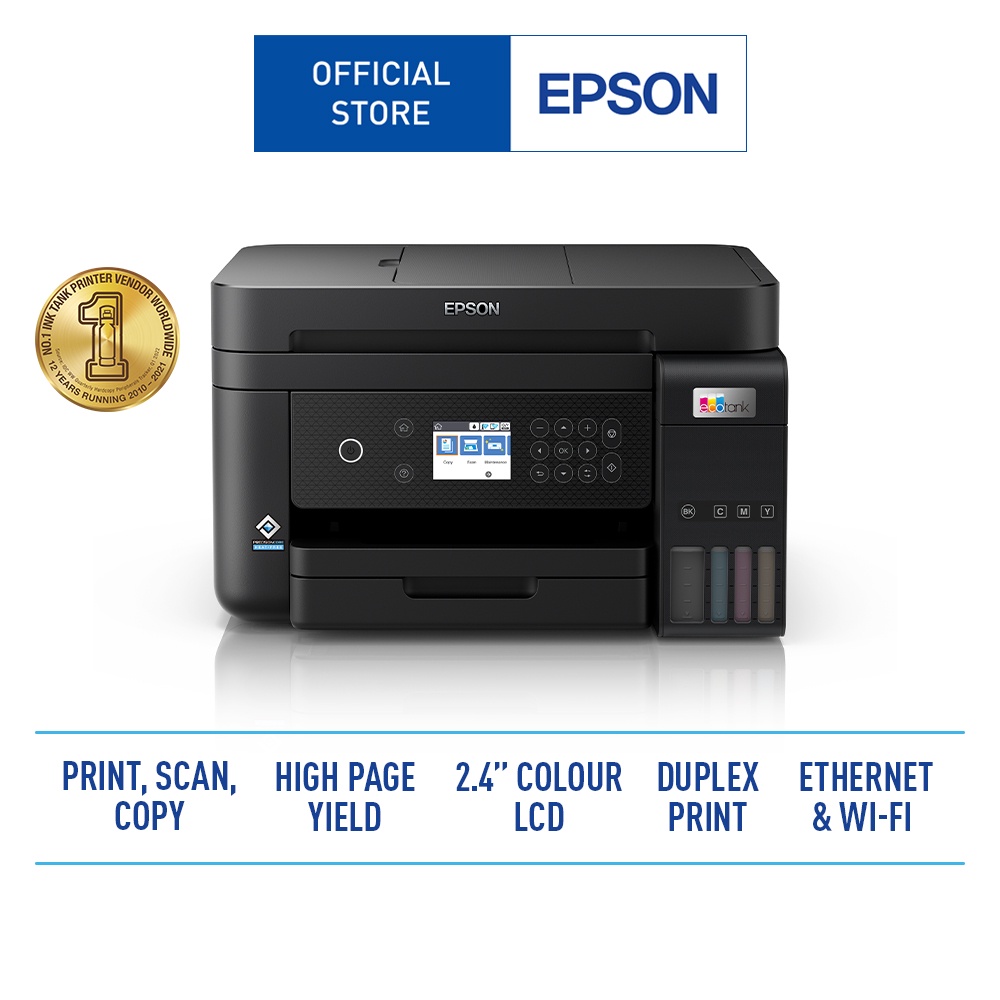 Jual Printer Epson L6270 Wifi Duplex Pengganti L6170 Printer All In One Printer Multifungsi 1257
