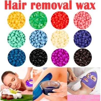 Jual 100gr PREMIUM Natural Depilatory Wax Body Hair Removal Brazilian Hard Wax Beans Perontok Bulu waxing tangan kaki bikini kertas paper roll on | Shopee Indonesia