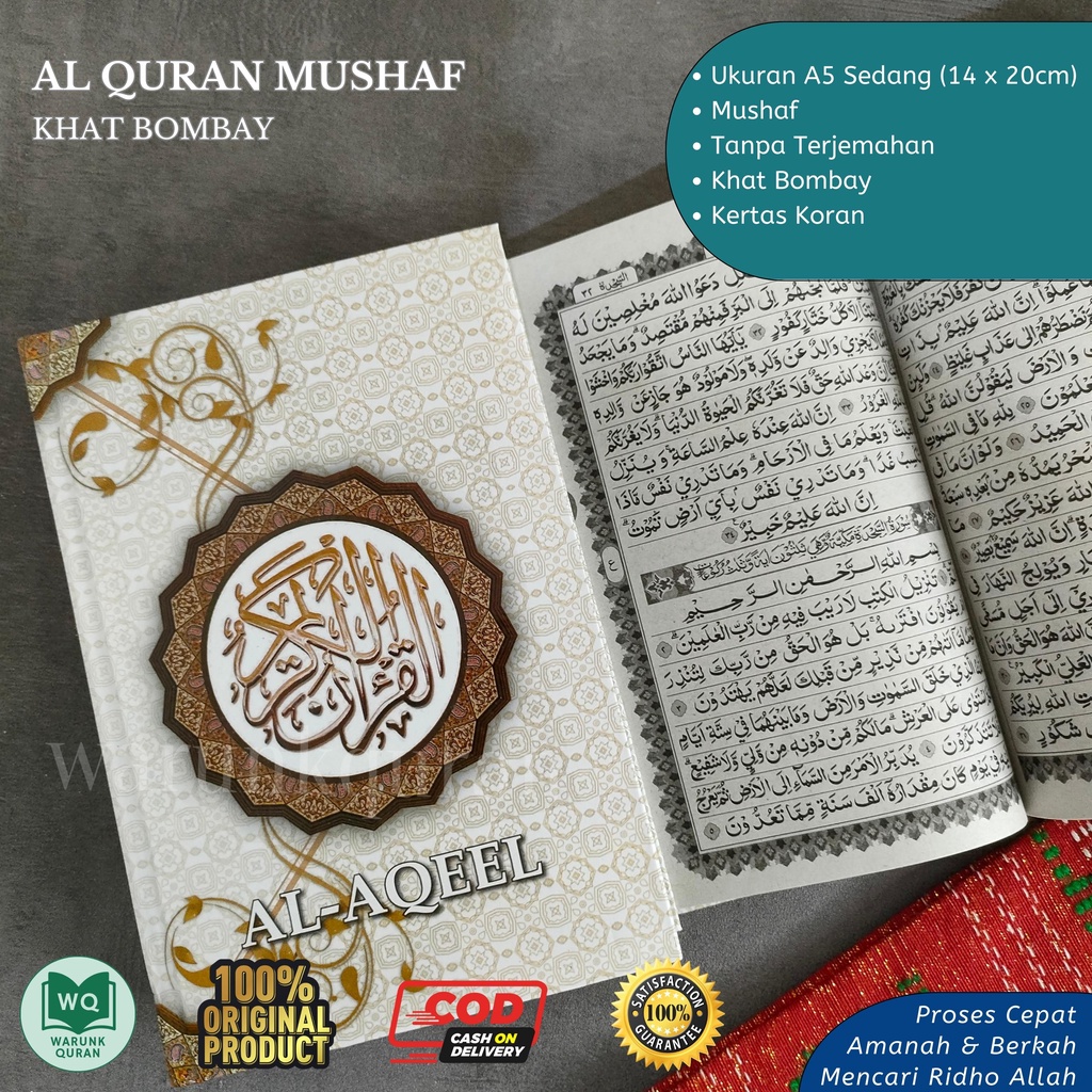 Jual Quran Koran HVS Khot Bombay A5 Sedang | Shopee Indonesia