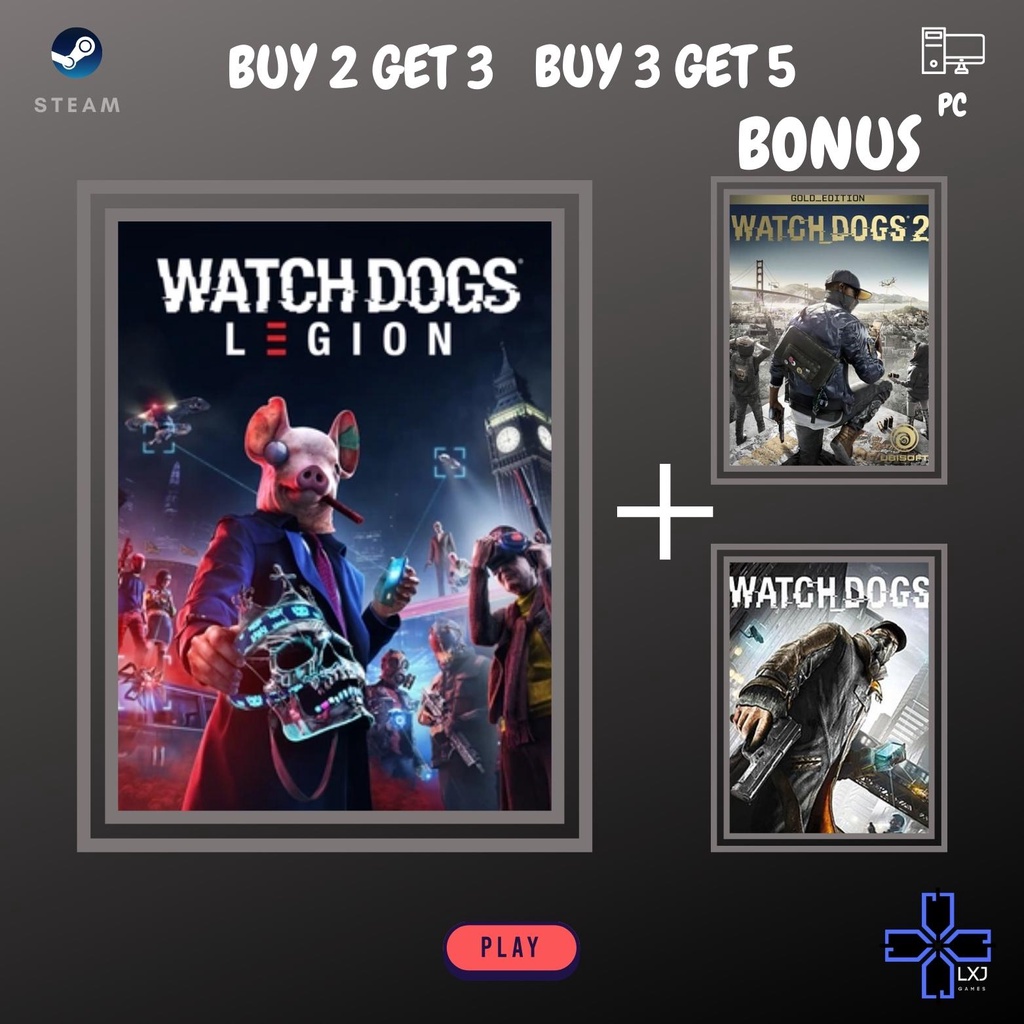 Jual Watch Dogs Legion Ultimate Edition + Watch Dogs 2 PC Original - DL ...