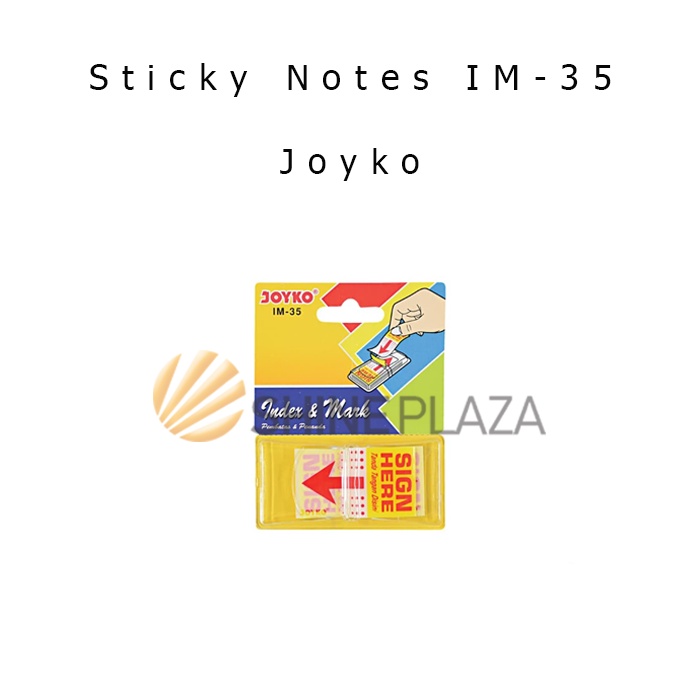 Jual Memo Sticky Notes Sign Here Joyko IM-35 | Shopee Indonesia