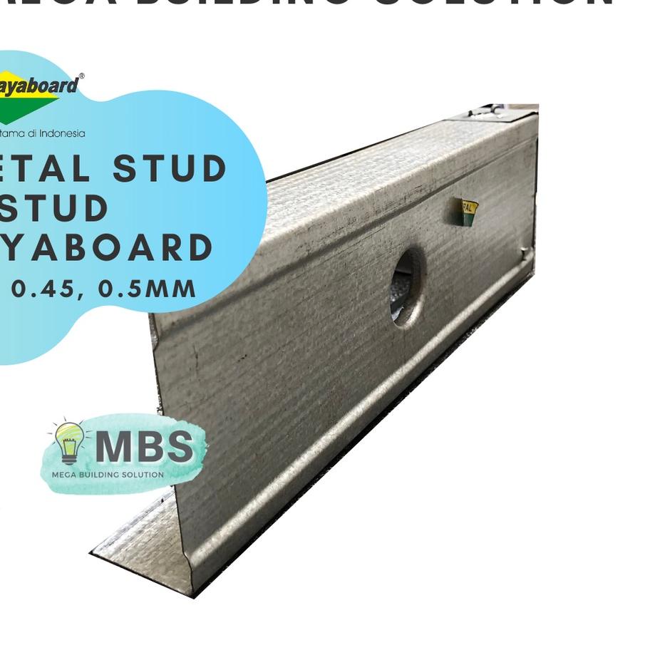 Jual BISA COD Metal Stud Jayaboard 76mm / Jaya BMS Partition Rangka ...