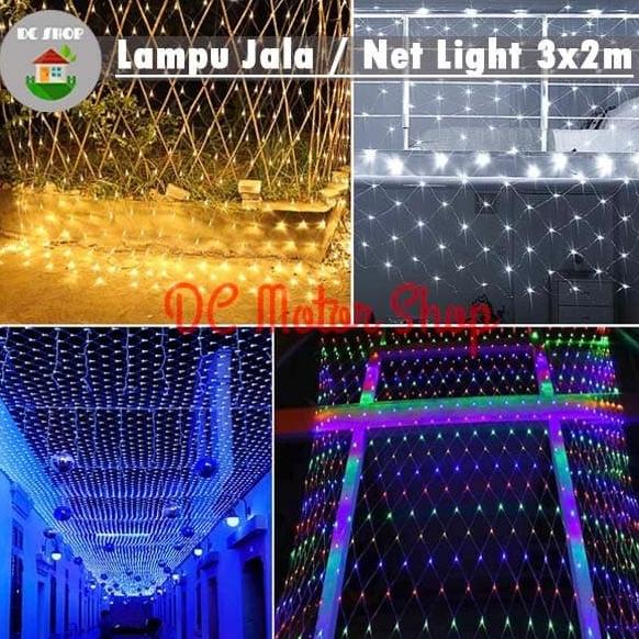 Jual Lampu Natal Hias Lampu Led Jala Jaring Net Light X M X