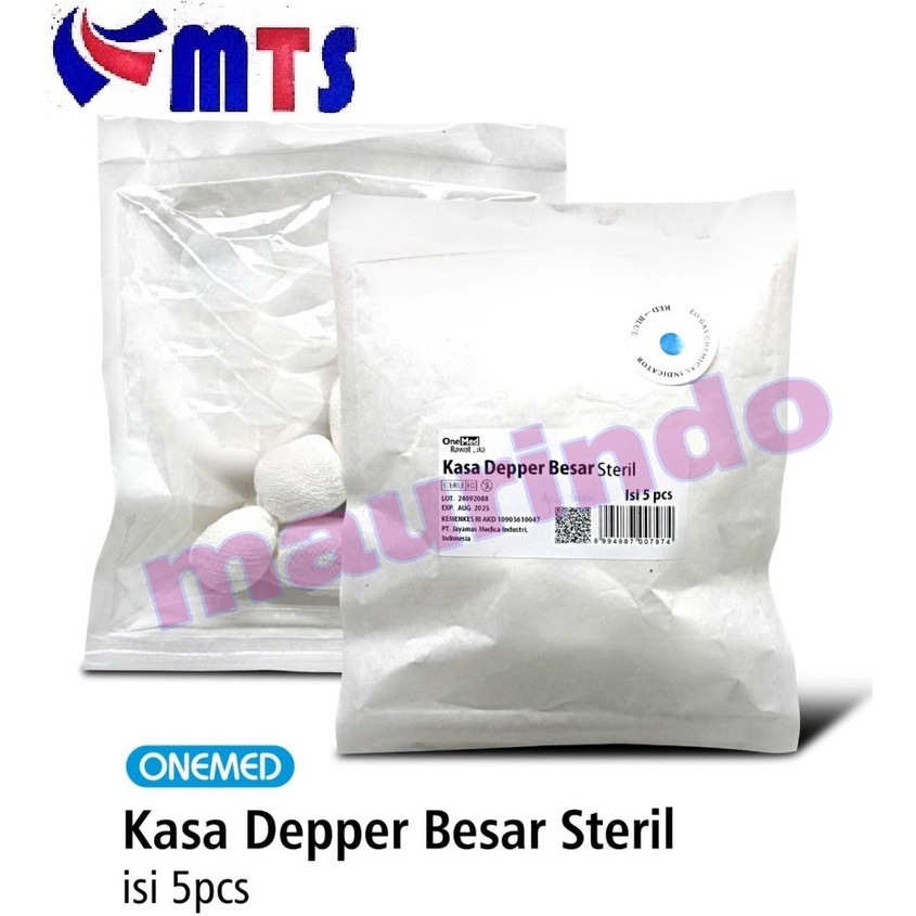 Jual COD - Onemed Kasa Depper BESAR Steril Dental Pak Isi 5 Pcs ...