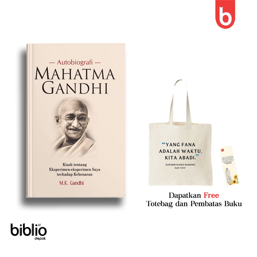 Jual Buku Autobiografi Mahatma Gandhi (M.K. Gandhi, Media Pressindo ...