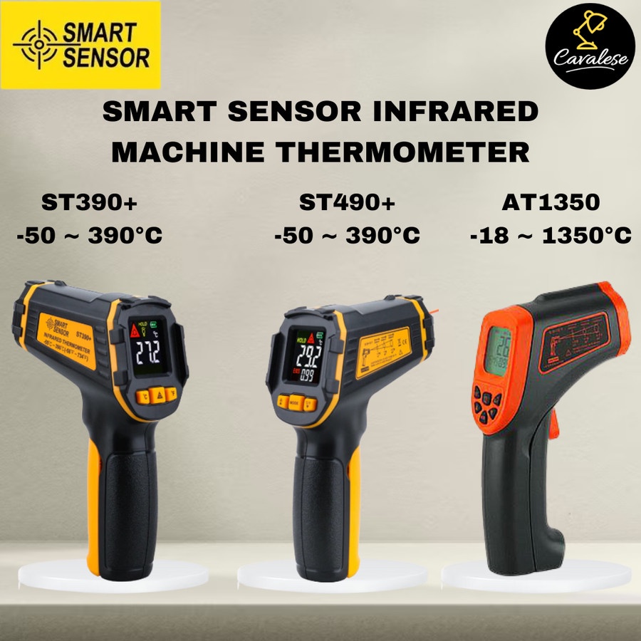 ST390 + ST490 + Temperatur Meter Thermometer infrarot Digital LCD