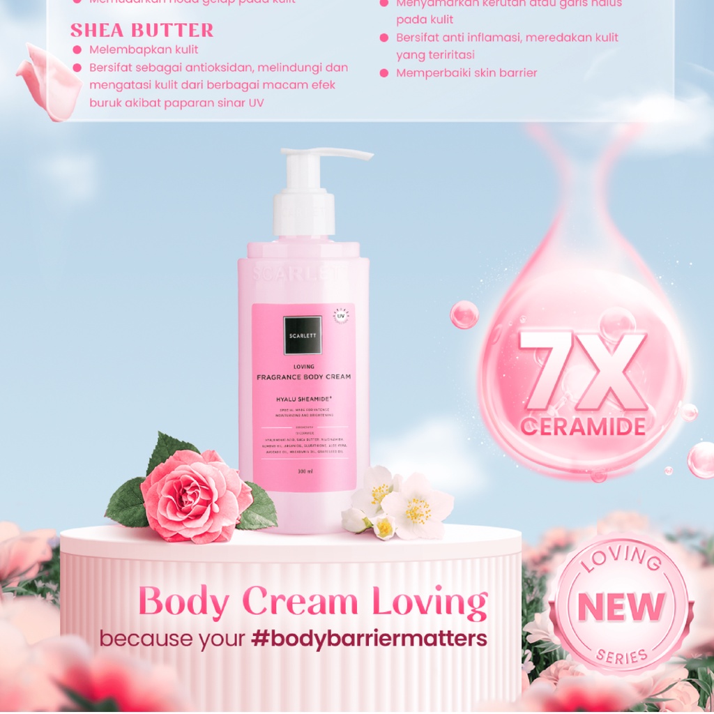 Jual Scarlett Whitening LOVING Series / Loving Body Lotion / Loving ...
