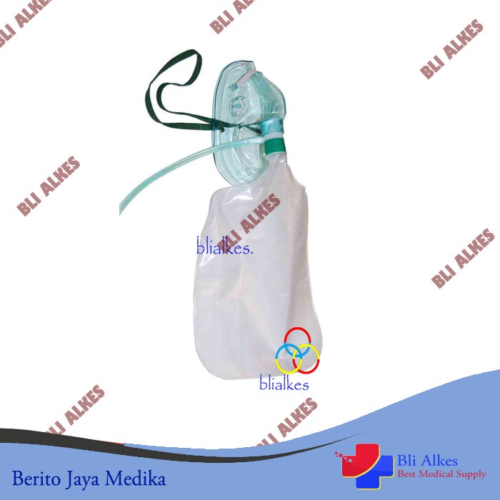 Jual Masker Oksigen Non Rebreathing Oxygen Mask Non RBT Remedi | Shopee ...