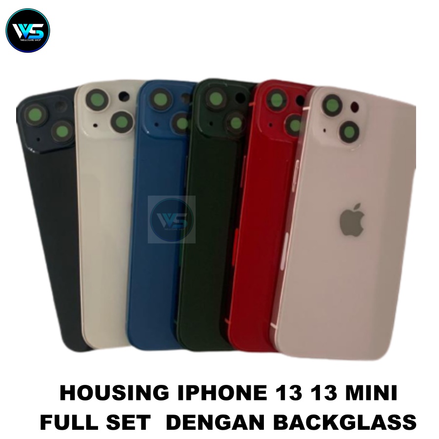 Jual Housing Iphone 13 13 Mini Full Set Casing + Backglass Tutup