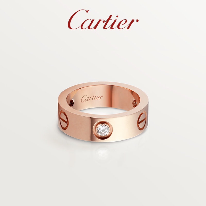 Cartier LOVE Ring Diamond Classic Wedding Pair Ring Single 18K gold