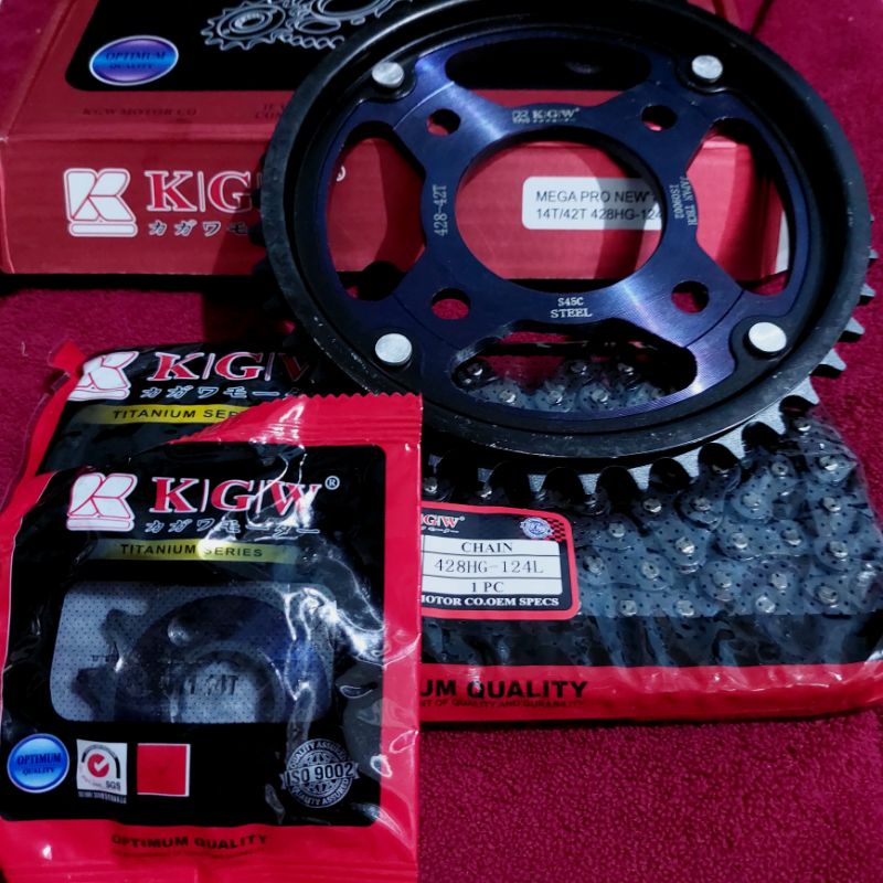 Jual Gear Set,Gear Paket Mega Pro New Cb150 Verza Mega Pro Primus Kgw