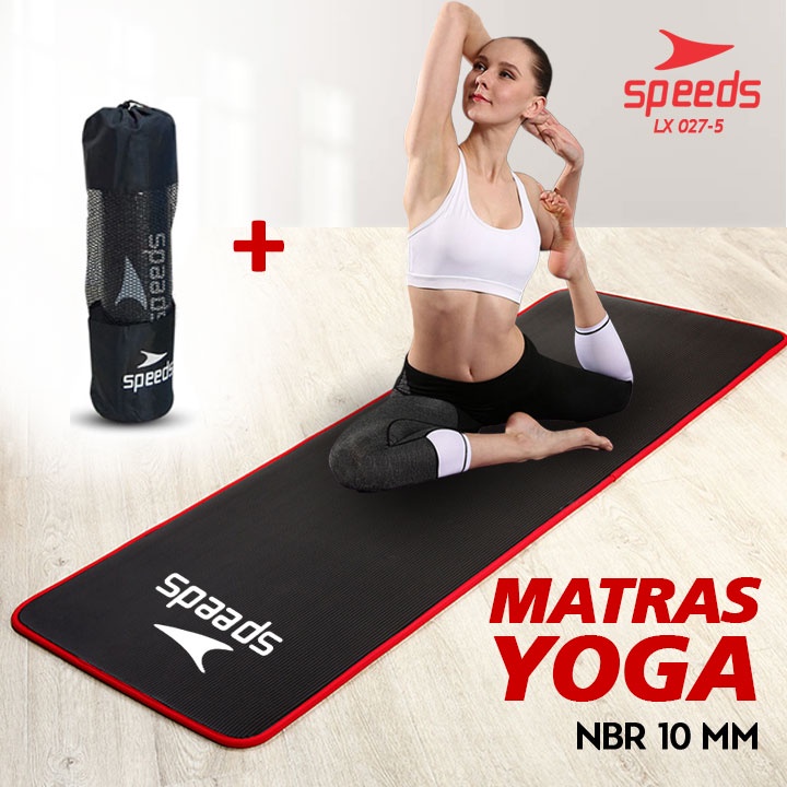 Jual SPEEDS Matras Yoga Tebal Berkualitas Import Original Aerobic Anti ...