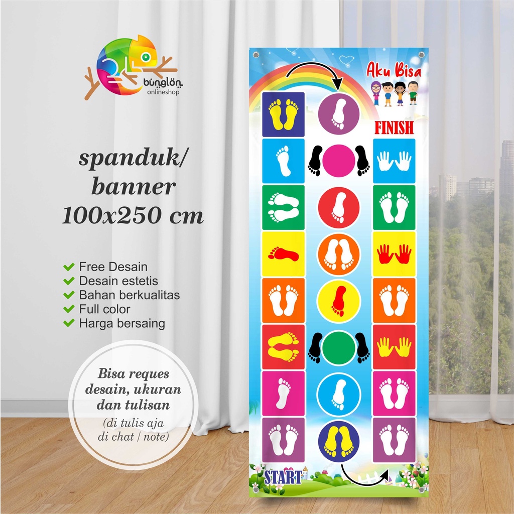 Jual Spanduk, Banner Media Permainan Anak TK, Paud, Kober | Shopee ...