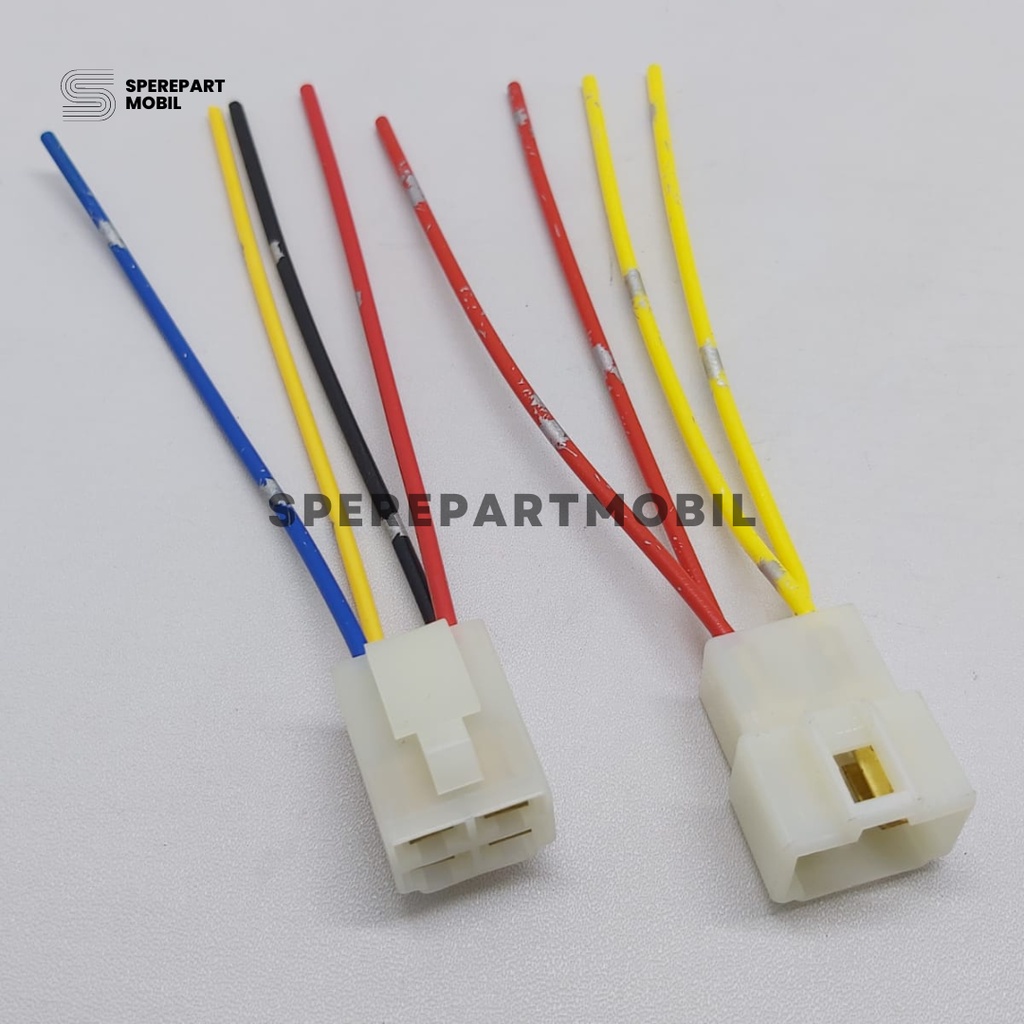 Jual SOKET SOCKET KONEKTOR KABEL 4 PIN / SOCKET SAMBUNG MOBIL MOTOR ...