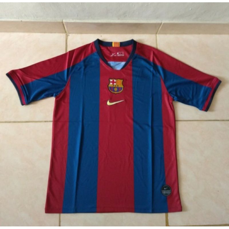 Jual Jersey Kaos Baju Bola Barca Barcelona Home Retro Klasik Classic ...