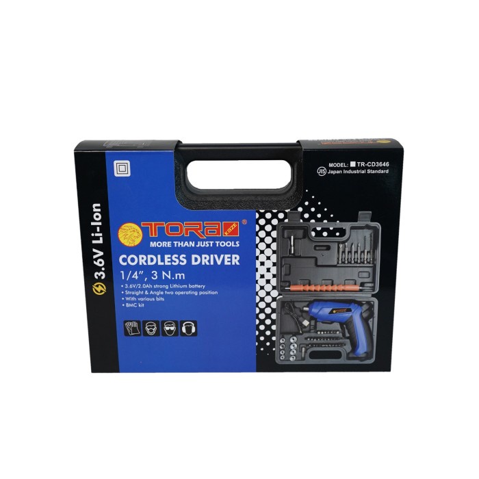 Jual TORA Cordless Driver 3.6V Set 48 Pcs | Shopee Indonesia