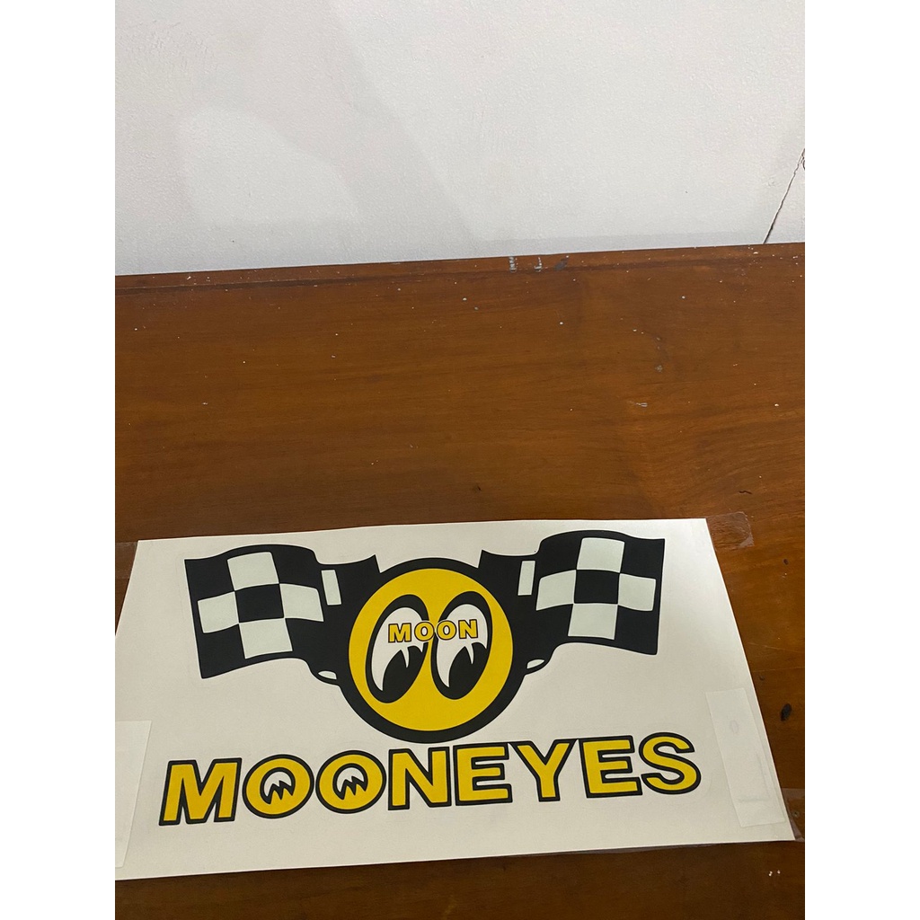 Jual STICKER MOONEYES - STIKER MOTOR - STICKER MOONEYES FLAG BIG ...