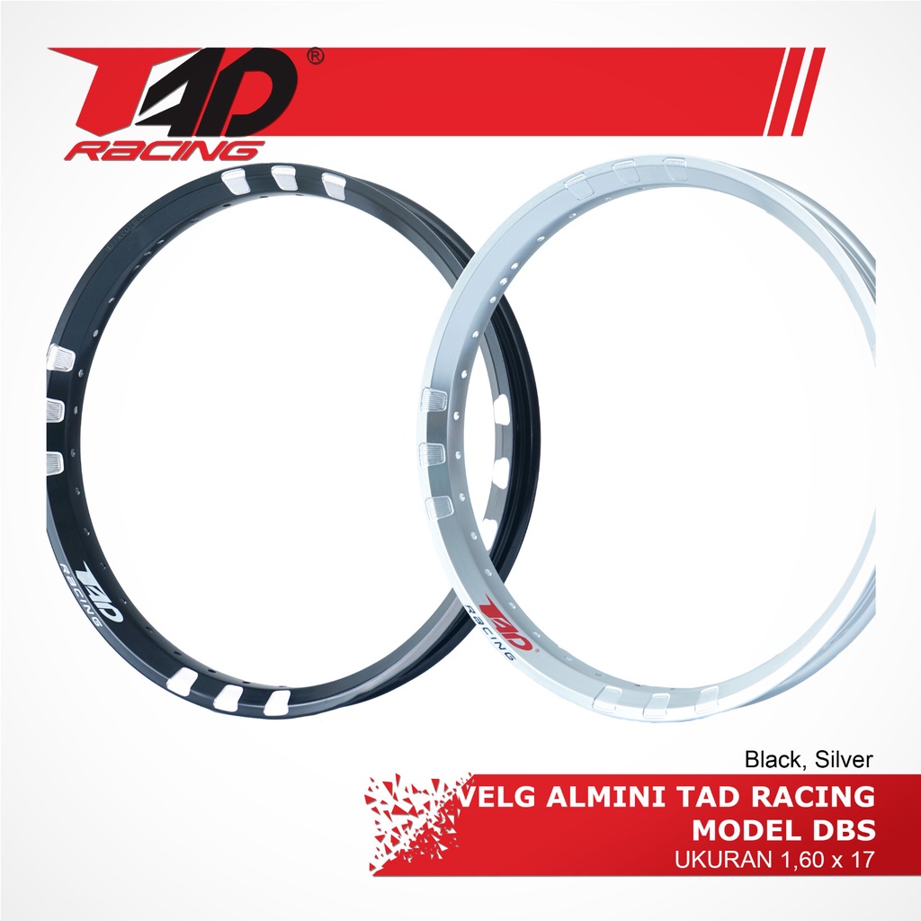 Jual VELG ALMINI TAD RACING MODEL DBS 160-17 | Shopee Indonesia