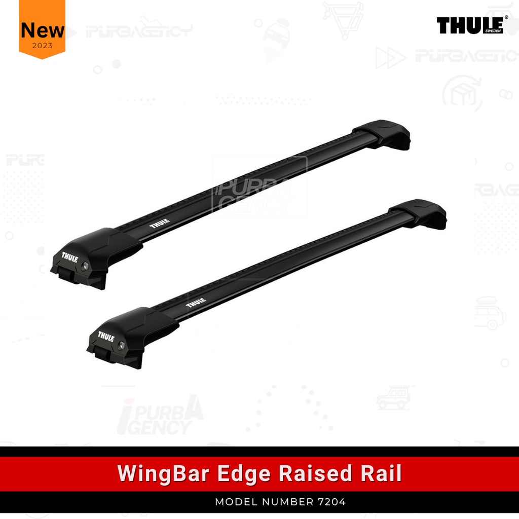Jual Thule Cross bar set Raised Rail Edge 7204 Shopee Indonesia