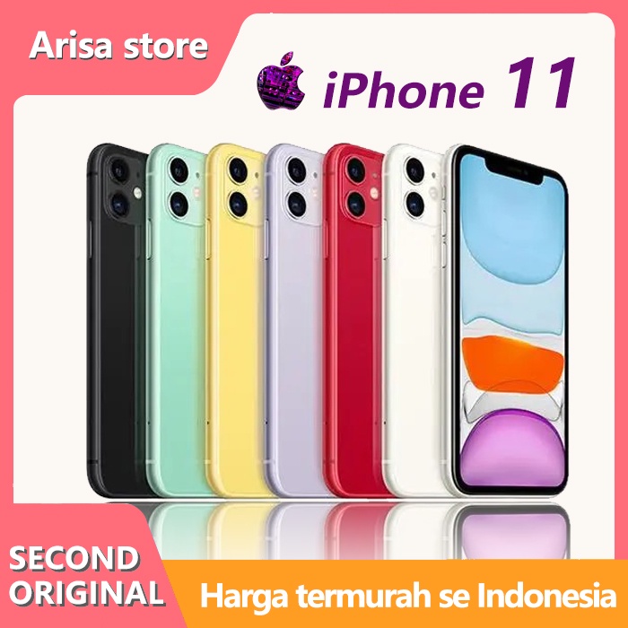 Jual IPhone 11 128GB 64GB SECOND Original 100% Mulus Fullset | Shopee ...